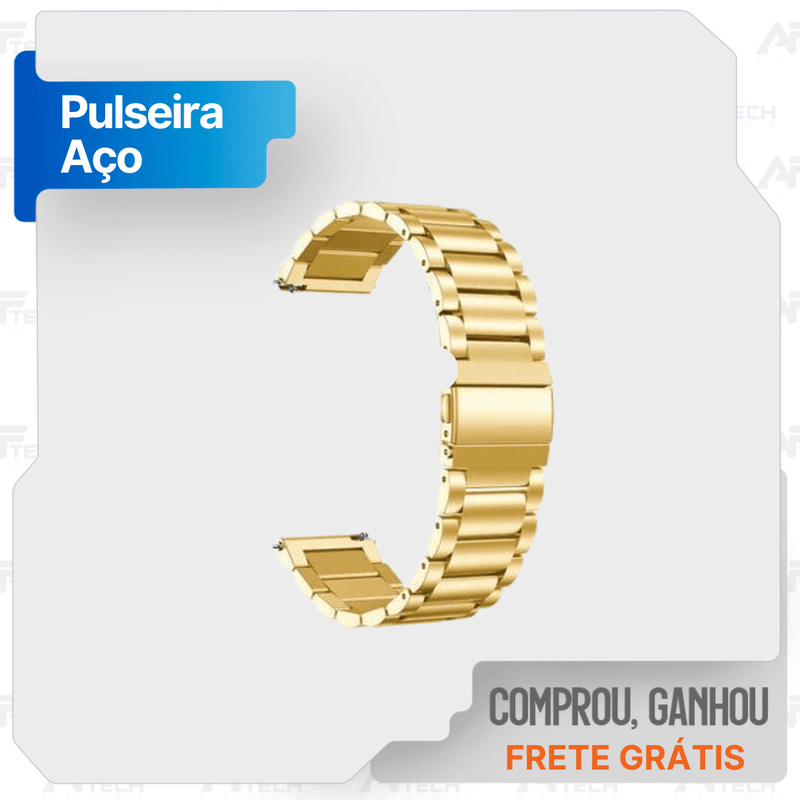 Pulseira de Aço 3 Elos 45mm/49mm