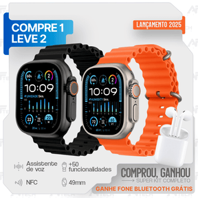 IWO 18 PRO Ultrawear | COMPRE 1 LEVE 2 + FONE SEM FIO